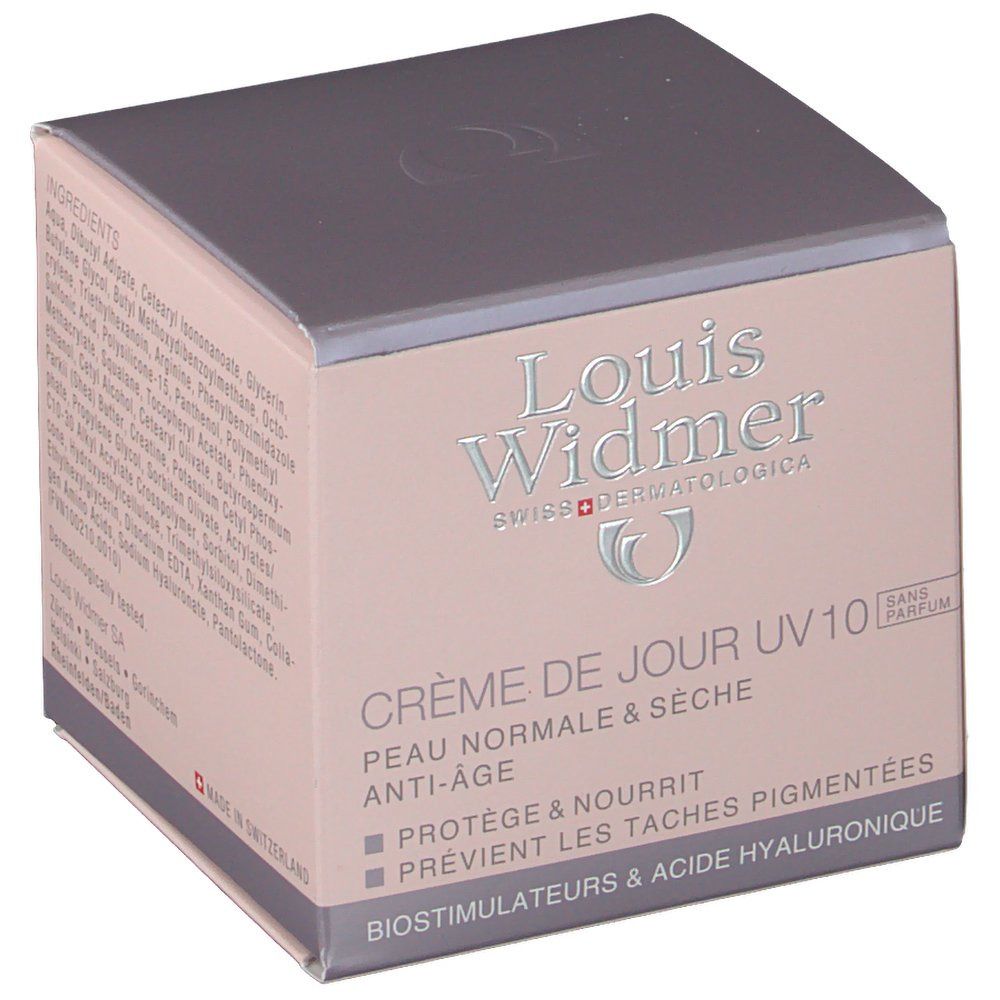 Louis Widmer Crème de Jour SPF10 sans parfum