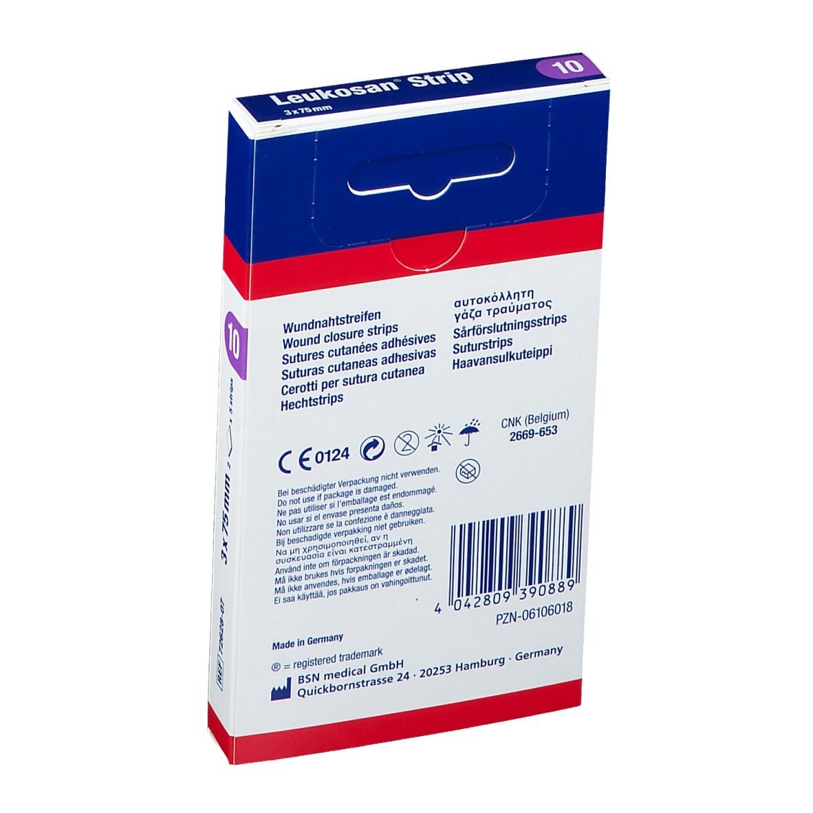 LEUKOSAN Strip 3x75 mm
