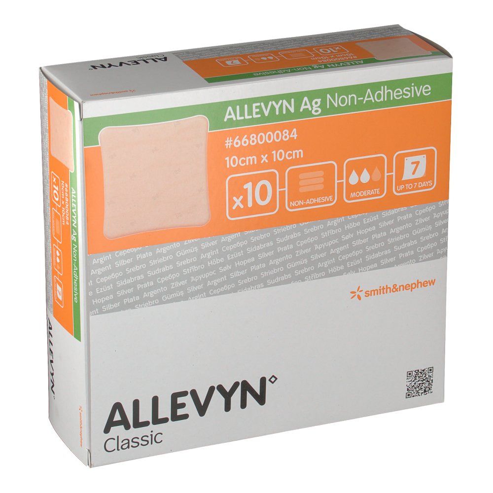 Allevyn AG Non Adhésive 10 x 10 cm