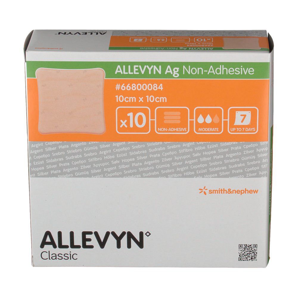 Allevyn AG Non Adhésive 10 x 10 cm