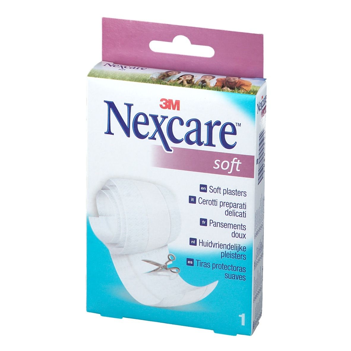 3M Nexcare™ Soft Pansement doux 8 cm x 1 m
