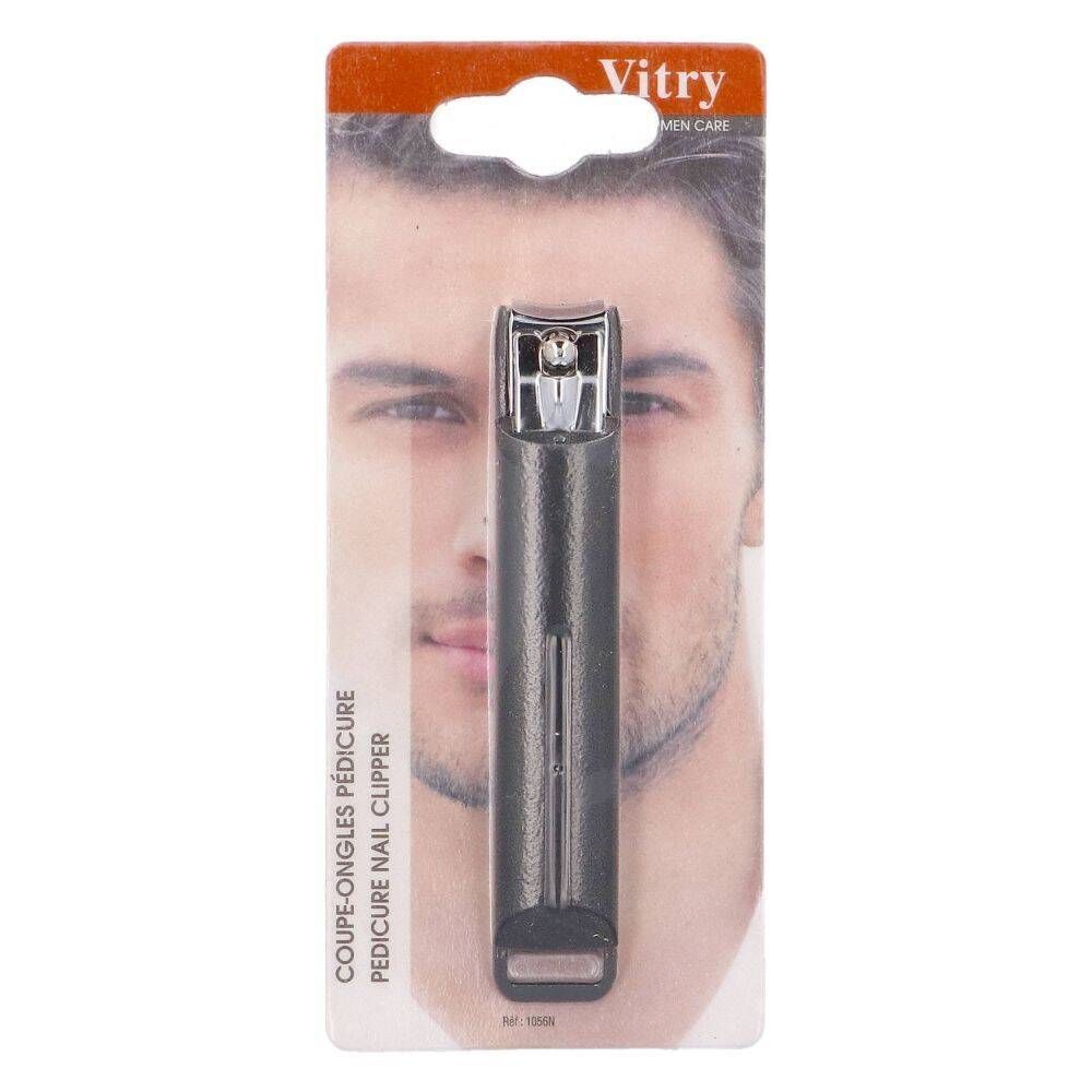 Coupe-ongles Vitry en emballage avec motif homme.