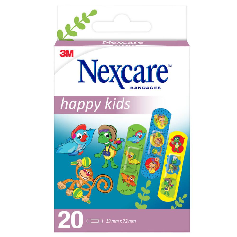 3M Nexcare™ Soft Design Kids Pansements Décor animaux