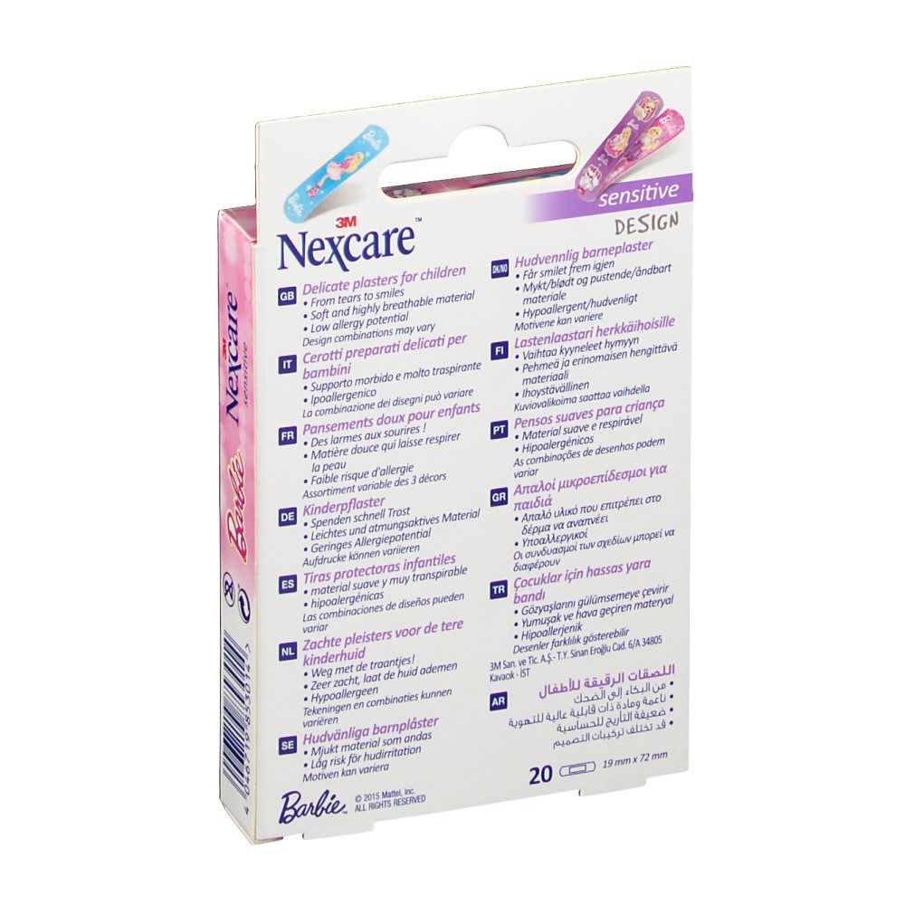 3M Nexcare sensitive Design Barbie 19 mm x 72 mm