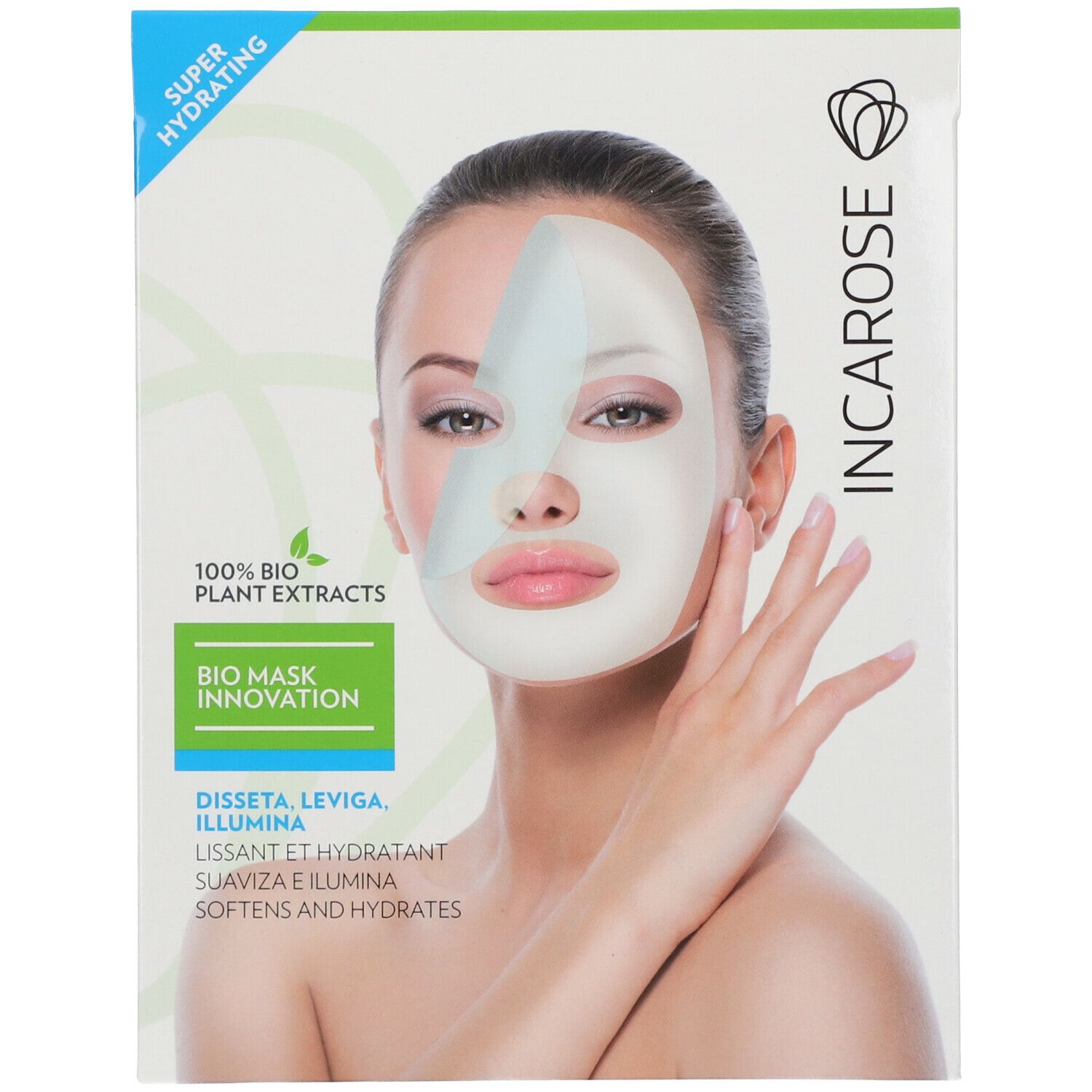 Incarose Masque bio en tissu