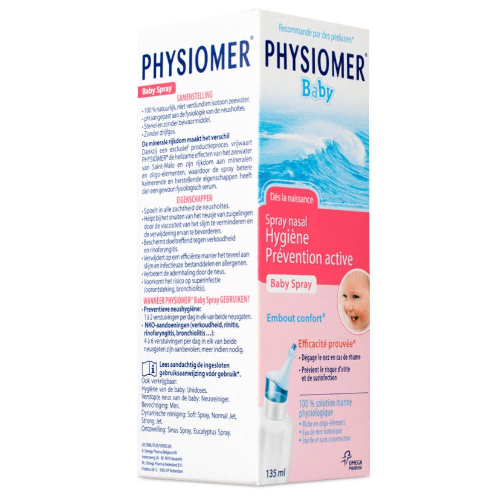 Physiomer® Baby Spray nasal Hygiène prévention active