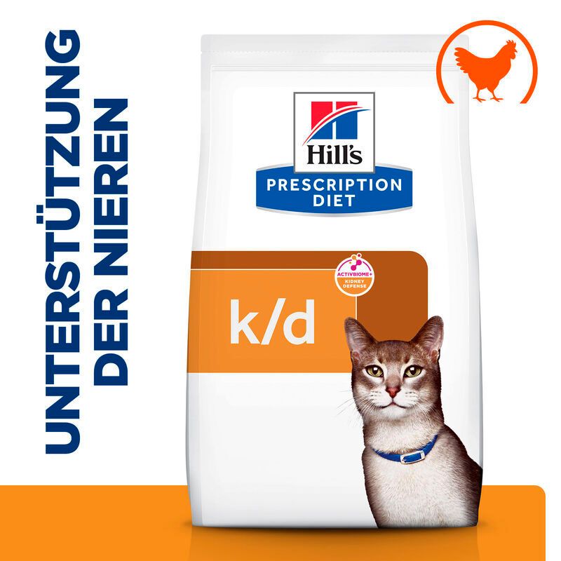 Prescription Diet™ k/d™ Feline Santé Rénale Chats au Poulet