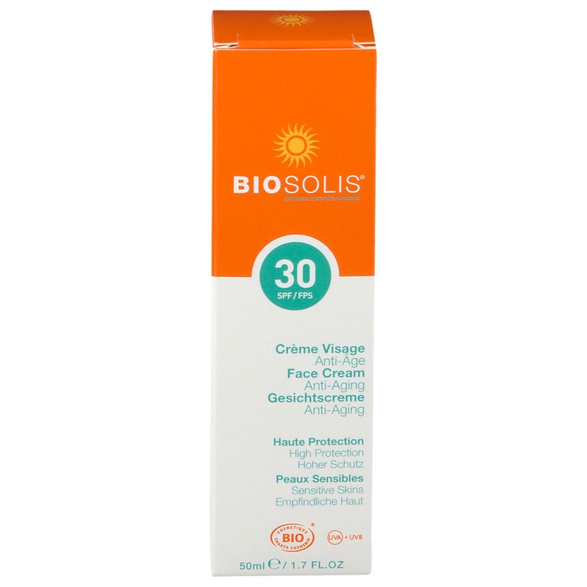 Biosolis Crème Visage Anti âge SPF30