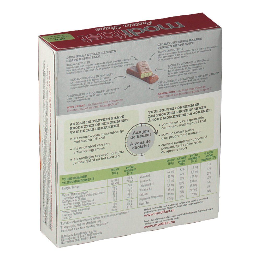 Modifast Proti Plus Barre Pistache