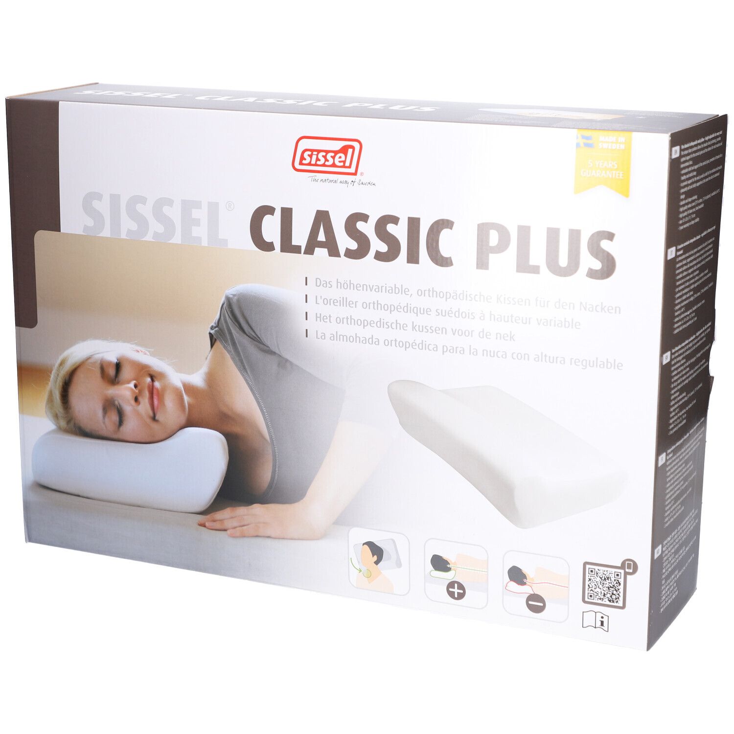 Sissel® Plus Oreiller Orthopédique + Taie Stretch