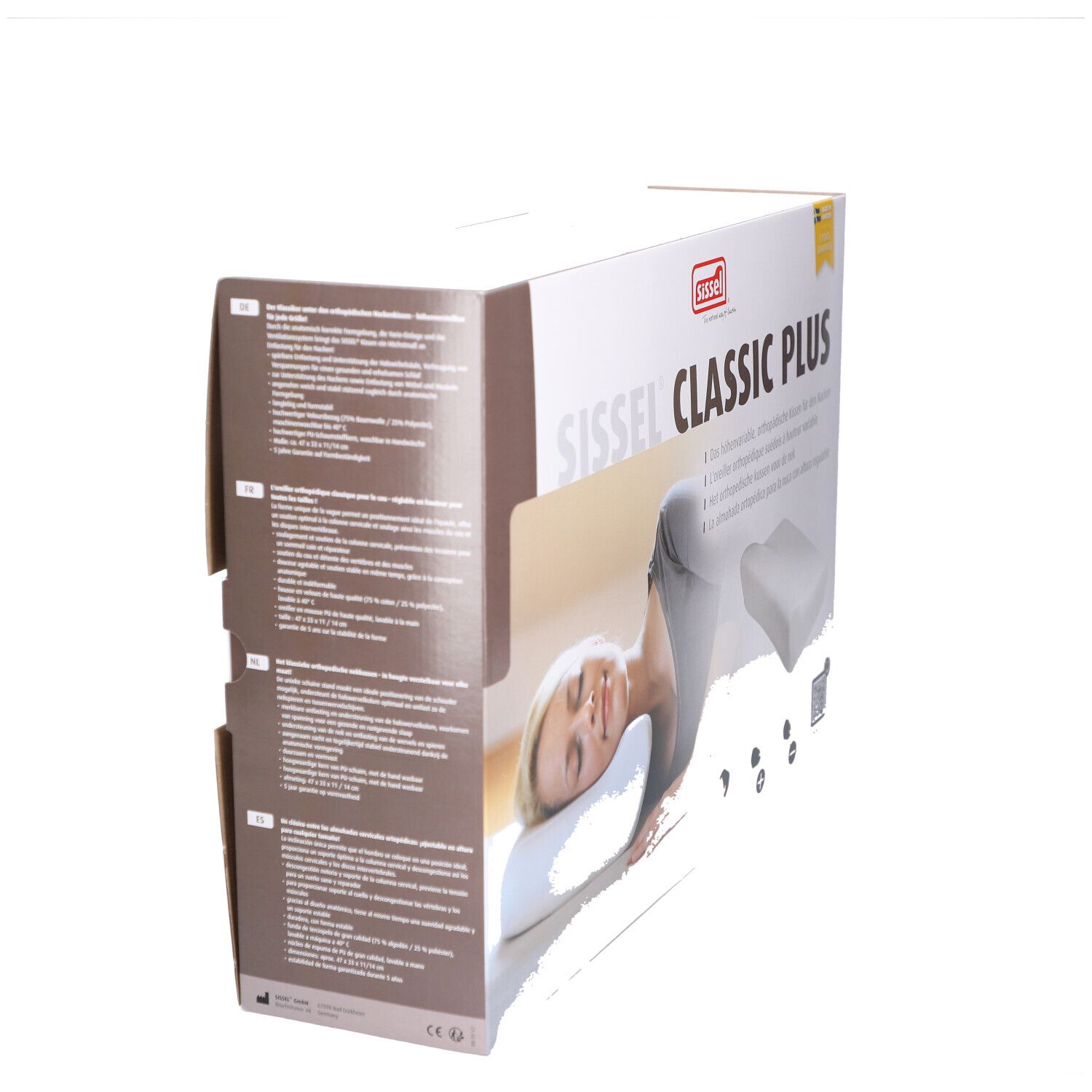 Sissel® Plus Oreiller Orthopédique + Taie Stretch
