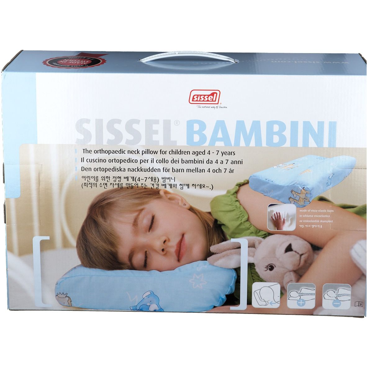 SISSEL® BAMBINI - Oreiller anatomique pour enfants 