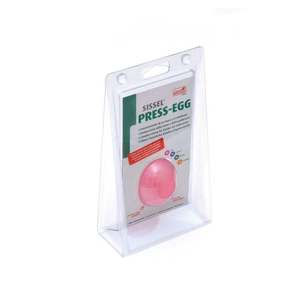 Emballage avec Sissel Press-Egg rose, niveau de dureté moyen.