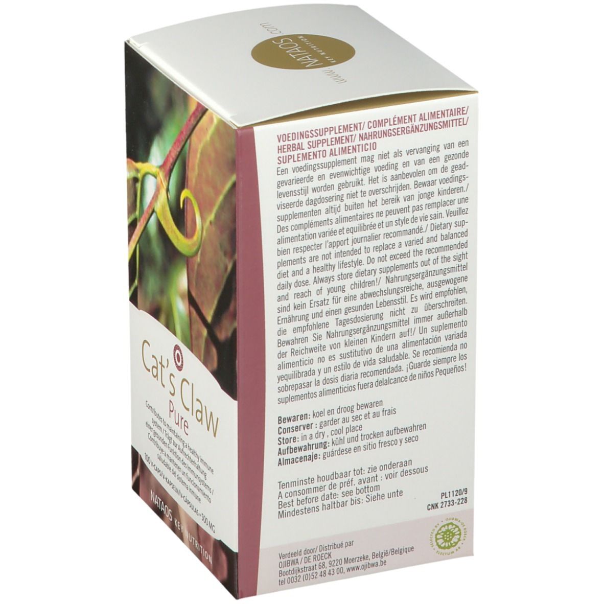 Nataos Key Nutrition Cat's Claw/Griffe de chat