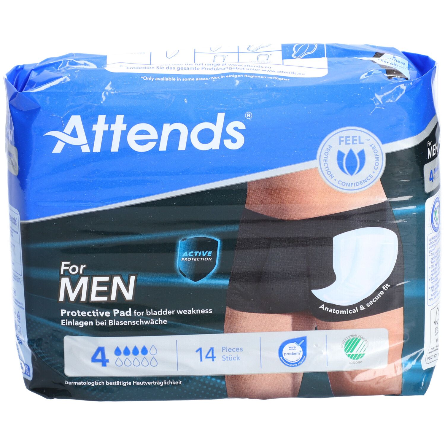 Attends® Protège-Slip Long For Men 4