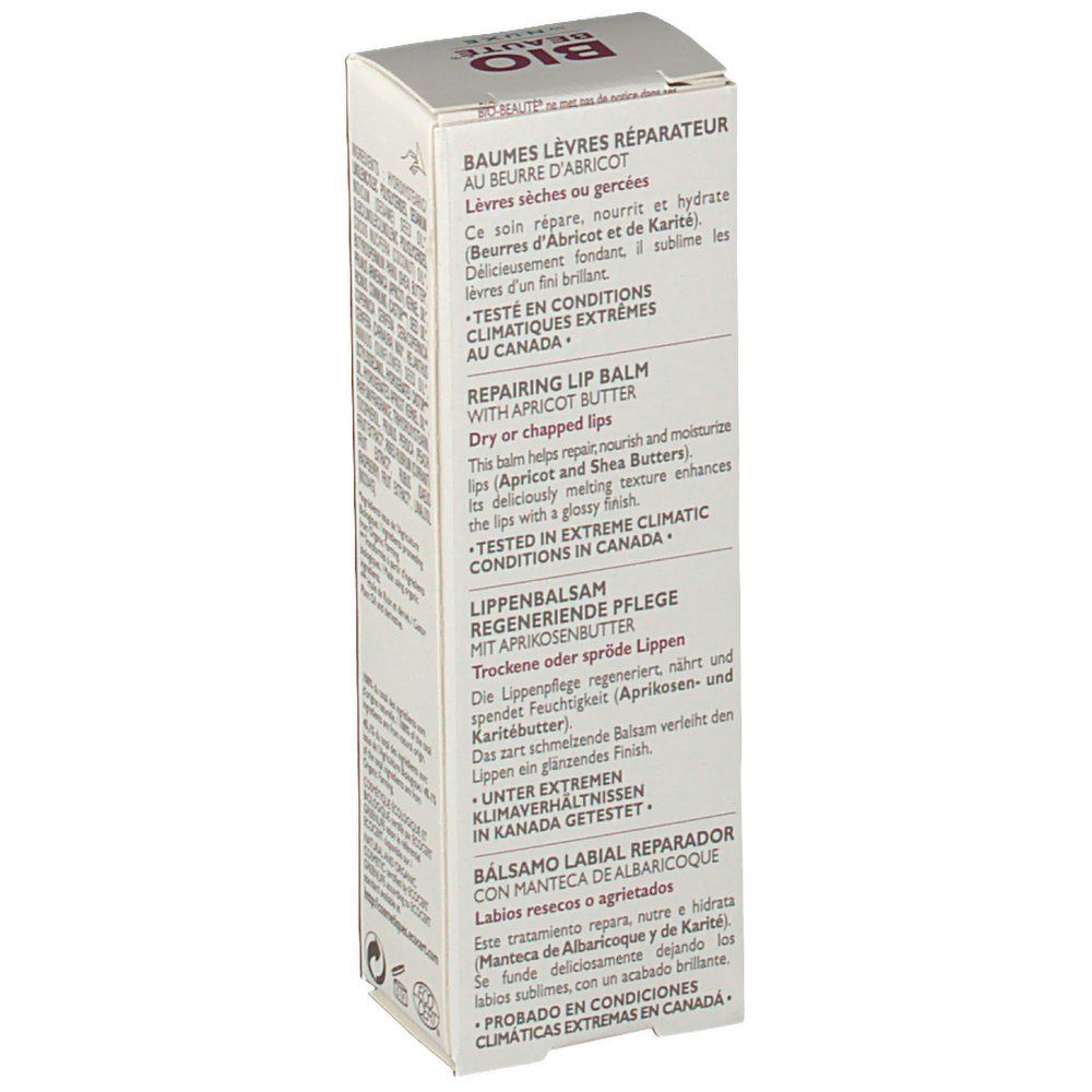 Nuxe Bio Beauté® Baume lèvres réparateur au beurre d'abricot