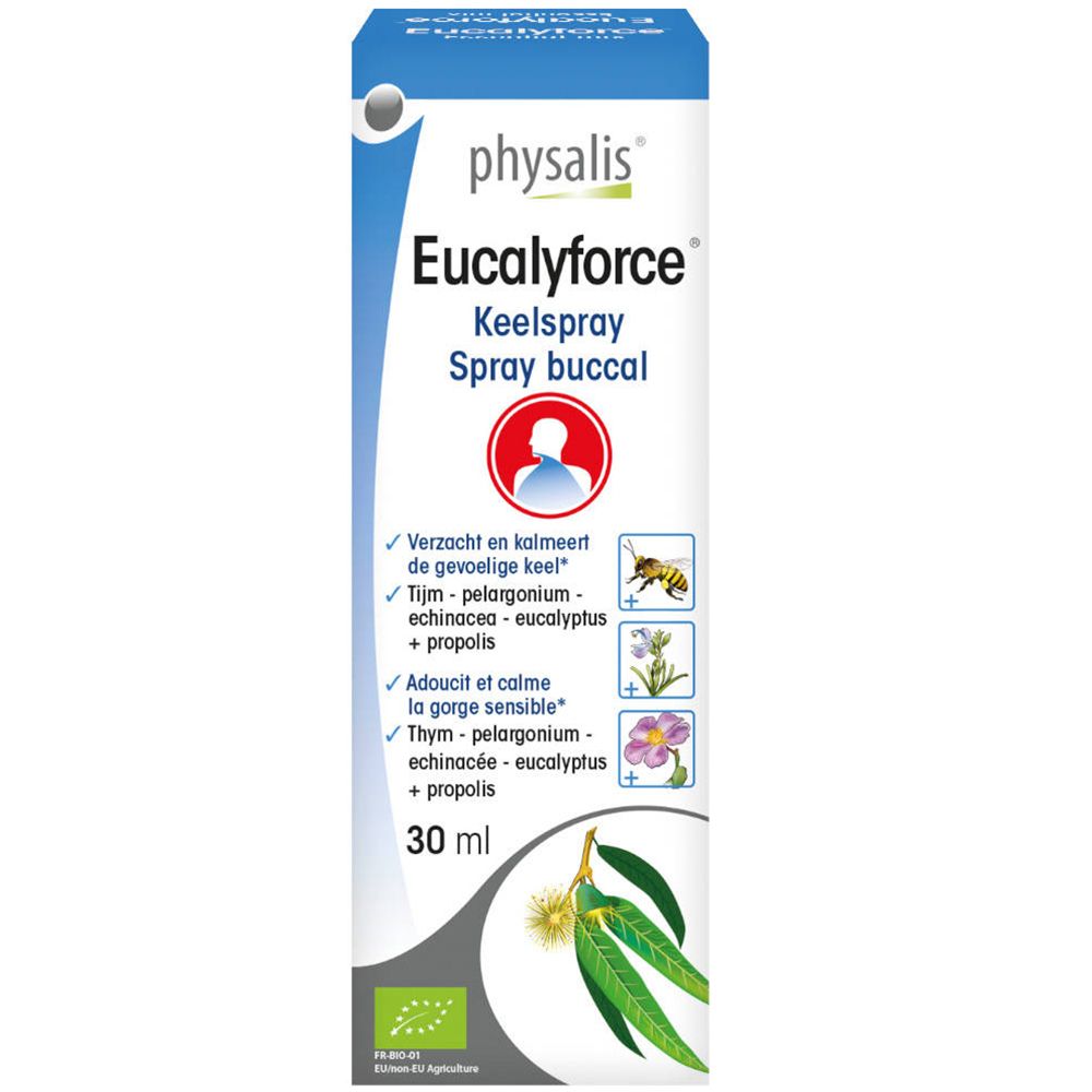 Physalis Eucalyforce Spray Buccal Bio