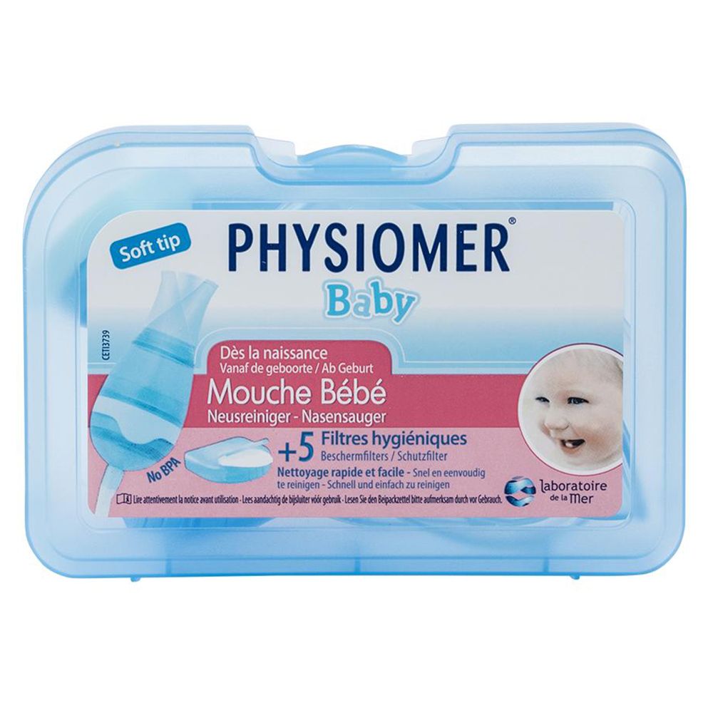 Physiomer Mouche Bébé - 1 mouche bébé + 5 filtres protecteurs
