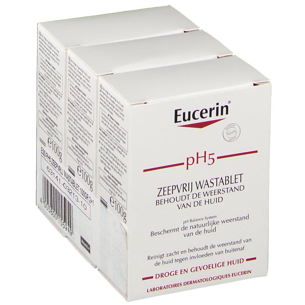 Eucerin® pH5 Pain Dermatologique 2+1 GRATUIT