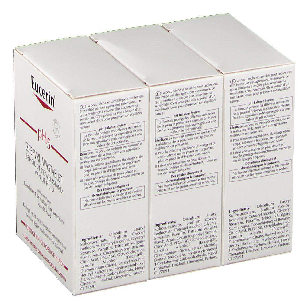 Eucerin® pH5 Pain Dermatologique 2+1 GRATUIT