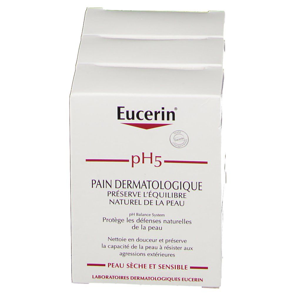 Eucerin® pH5 Pain Dermatologique 2+1 GRATUIT