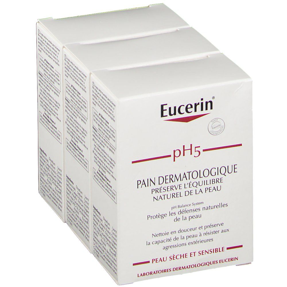 Eucerin® pH5 Pain Dermatologique 2+1 GRATUIT