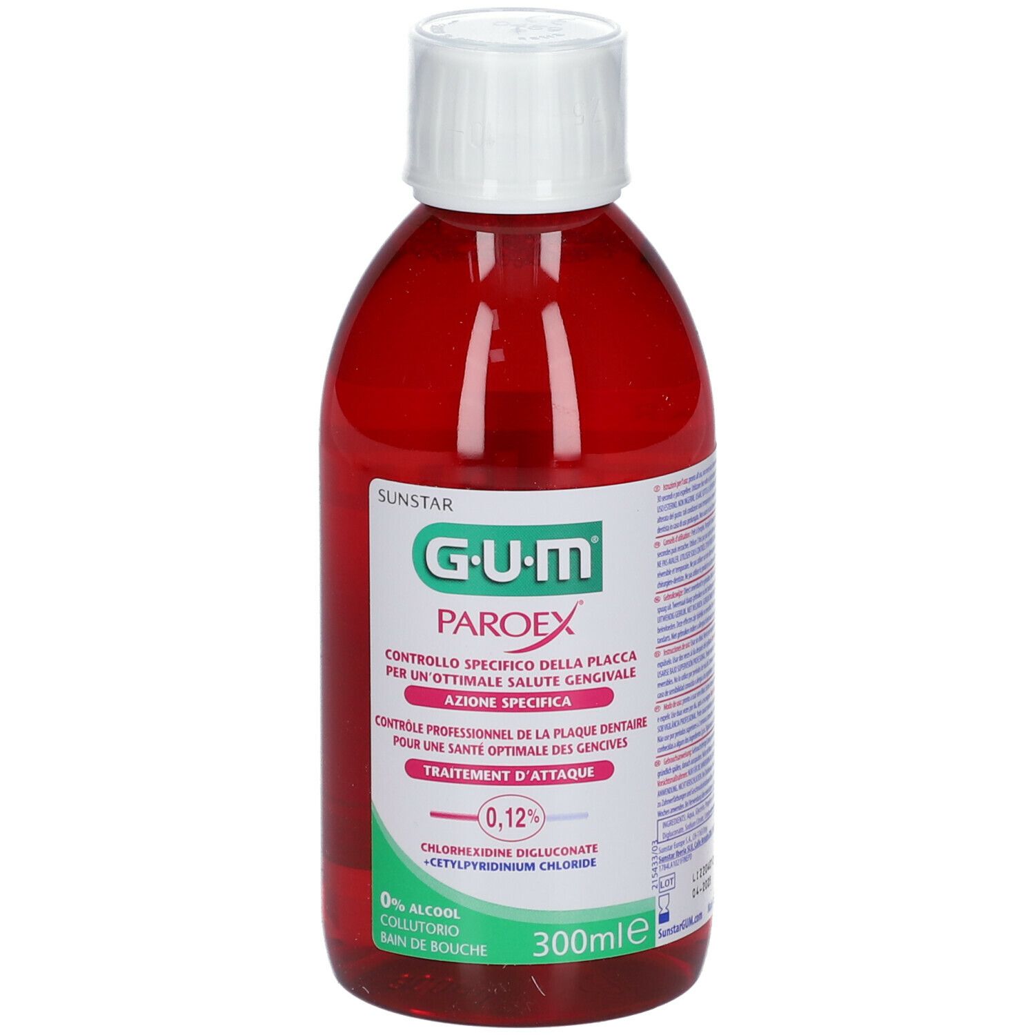 GUM® Paroex® Bain de bouche 0,12% Chlorhexidine