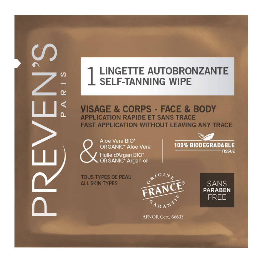 Preven's Lingette Autobronzante Visage & Corps