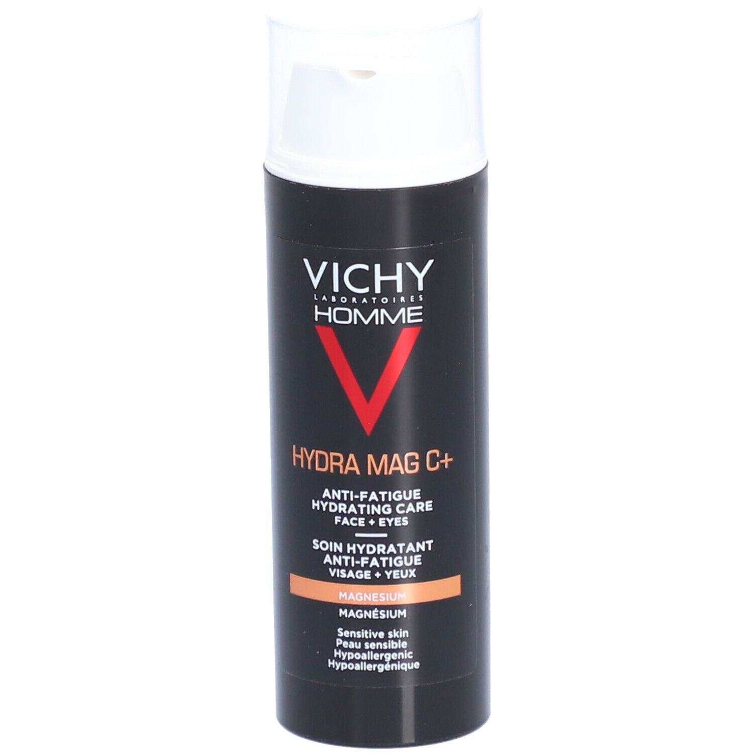 Vichy Homme HydraMag C + Soin hydratant anti-fatigue Visage + Yeux