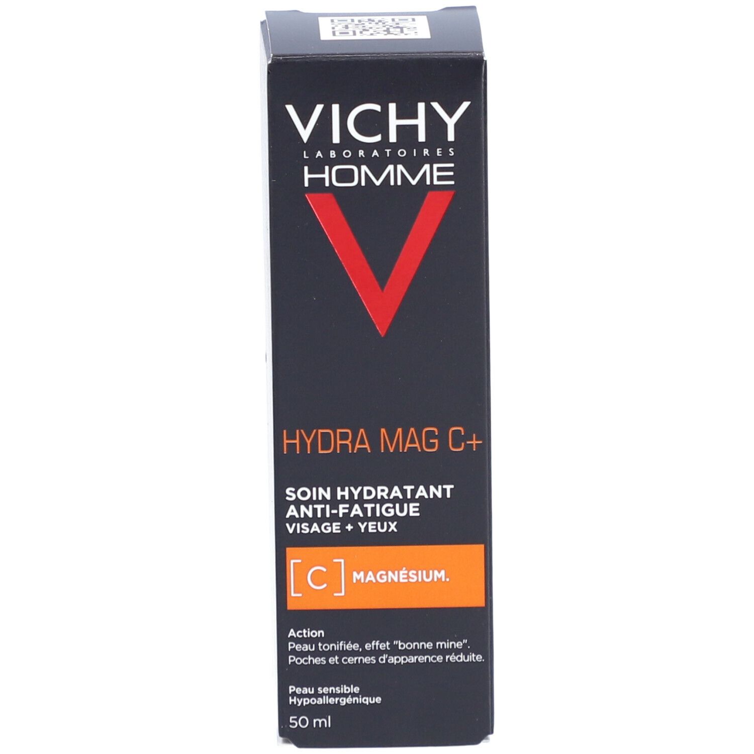 Vichy Homme HydraMag C + Soin hydratant anti-fatigue Visage + Yeux