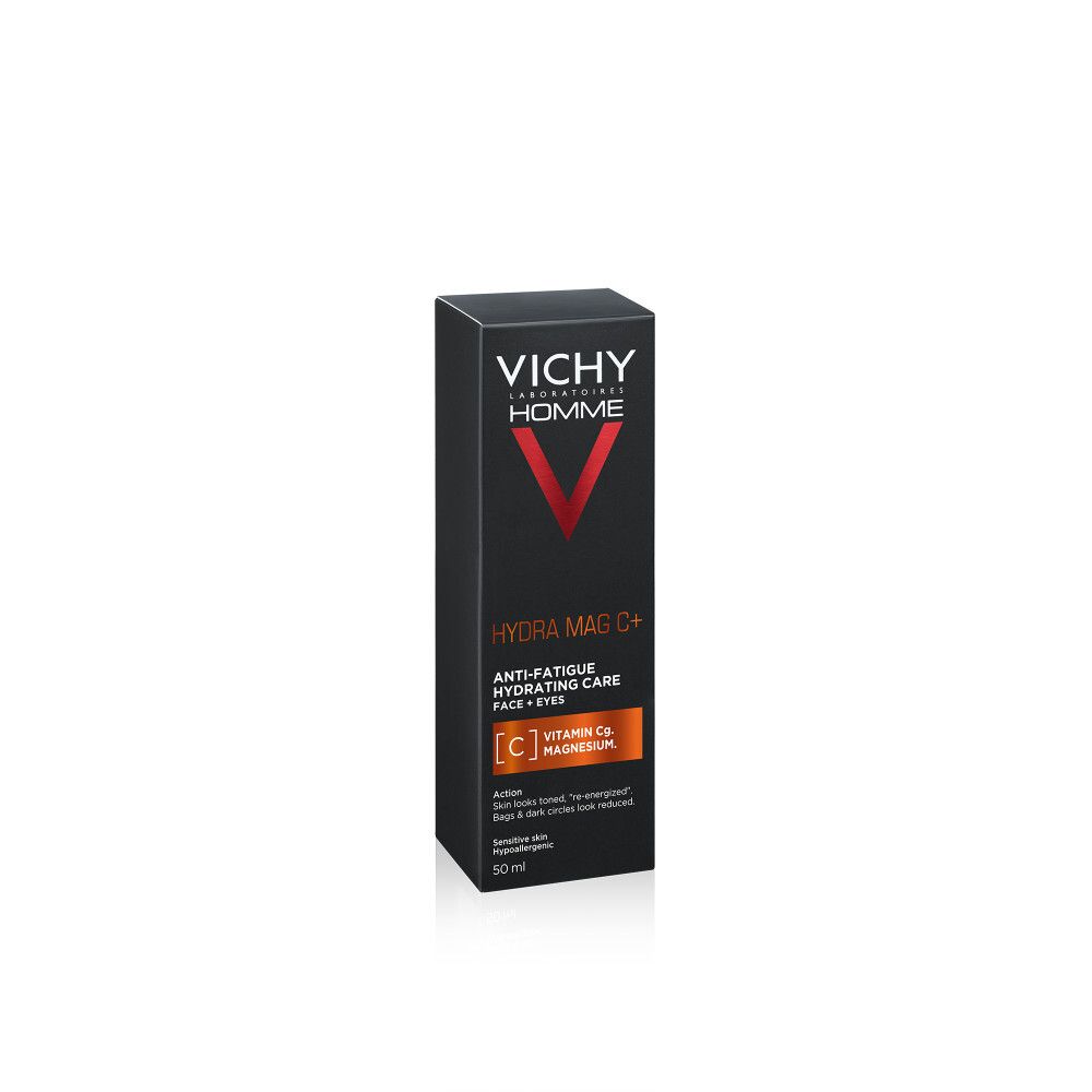 Vichy Homme HydraMag C + Soin hydratant anti-fatigue Visage + Yeux