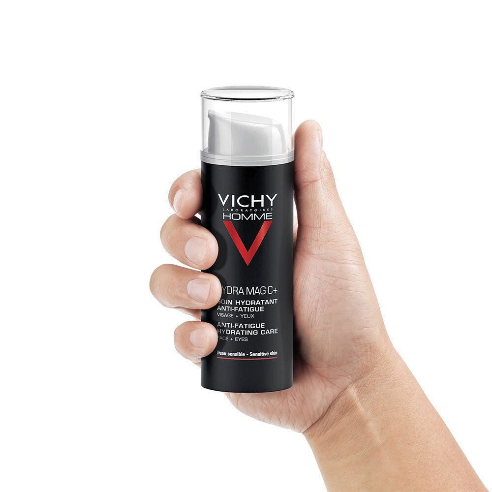 Vichy Homme HydraMag C + Soin hydratant anti-fatigue Visage + Yeux