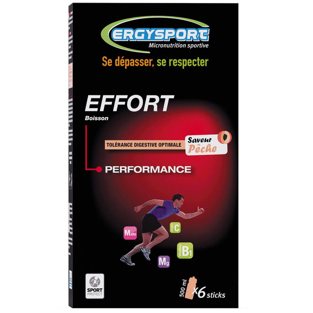 Laboratoire Nutergia ​ERGYSPORT EFFORT Boisson Pêche Poudre