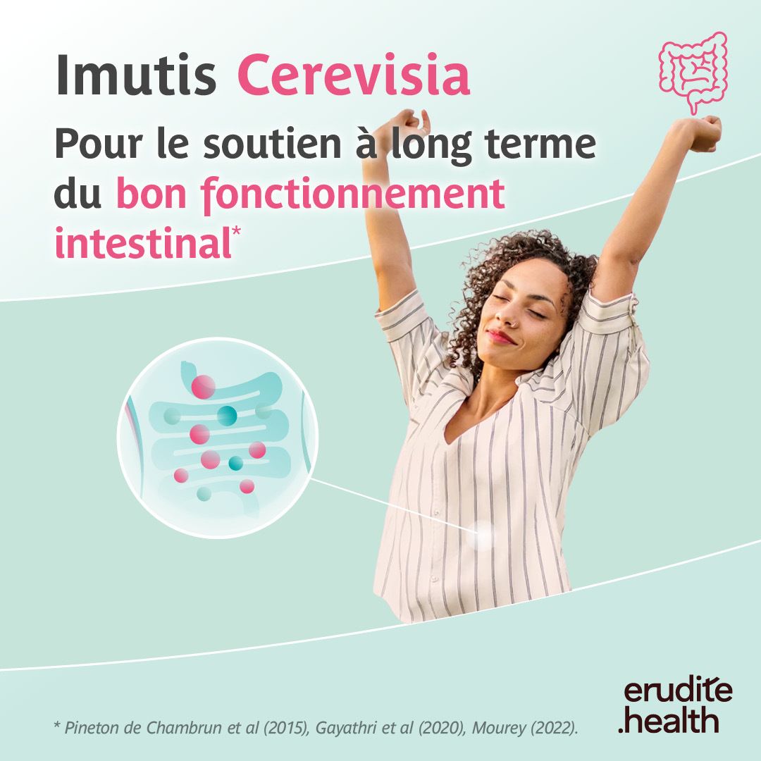 Boîte Cerevisia de 30 gélules, Saccharomyces cerevisiae.