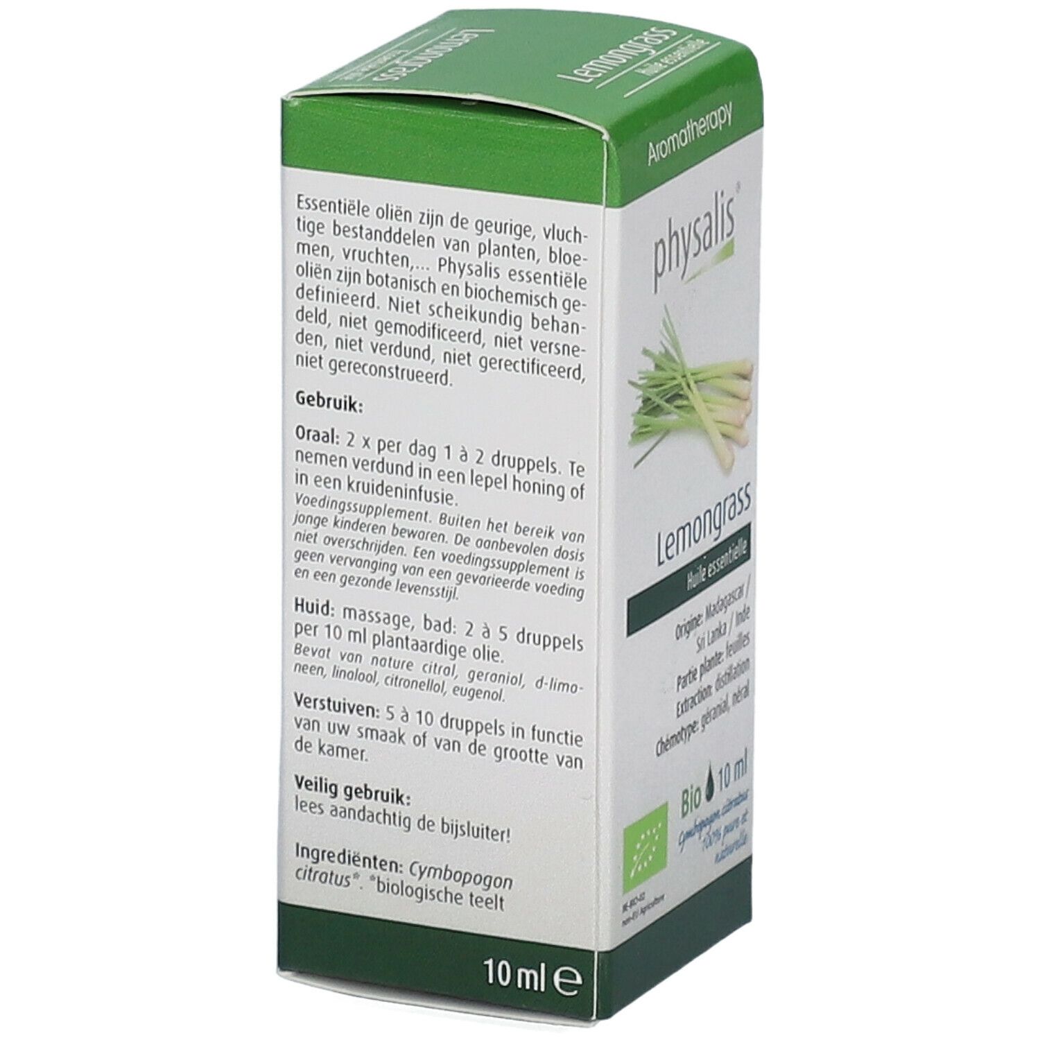 Physalis® Lemongrass Huile essentielle Bio