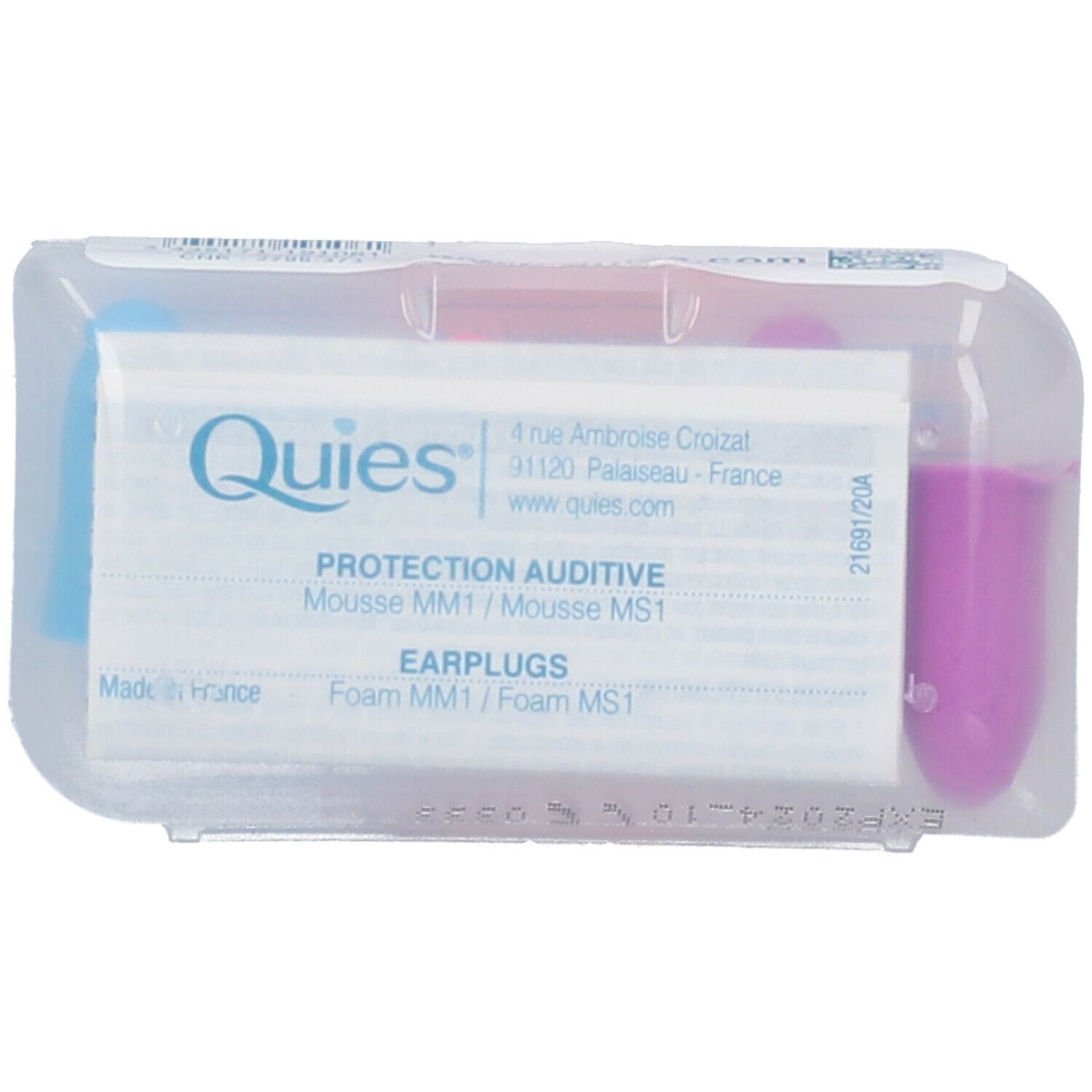 Quies® Protection Auditive Mousse Mini 3 pc(s) - Redcare Pharmacie