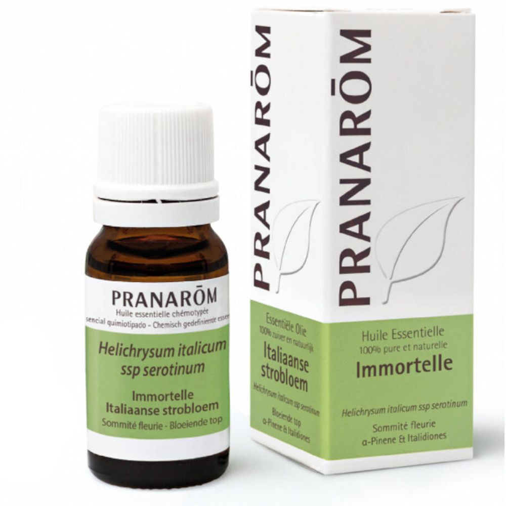 PRANARÔM - Immortelle - Huile Essentielle Chémotypée - Articulations & Bleus - 100 % Pure Et Naturelle - HECT - 10 ml