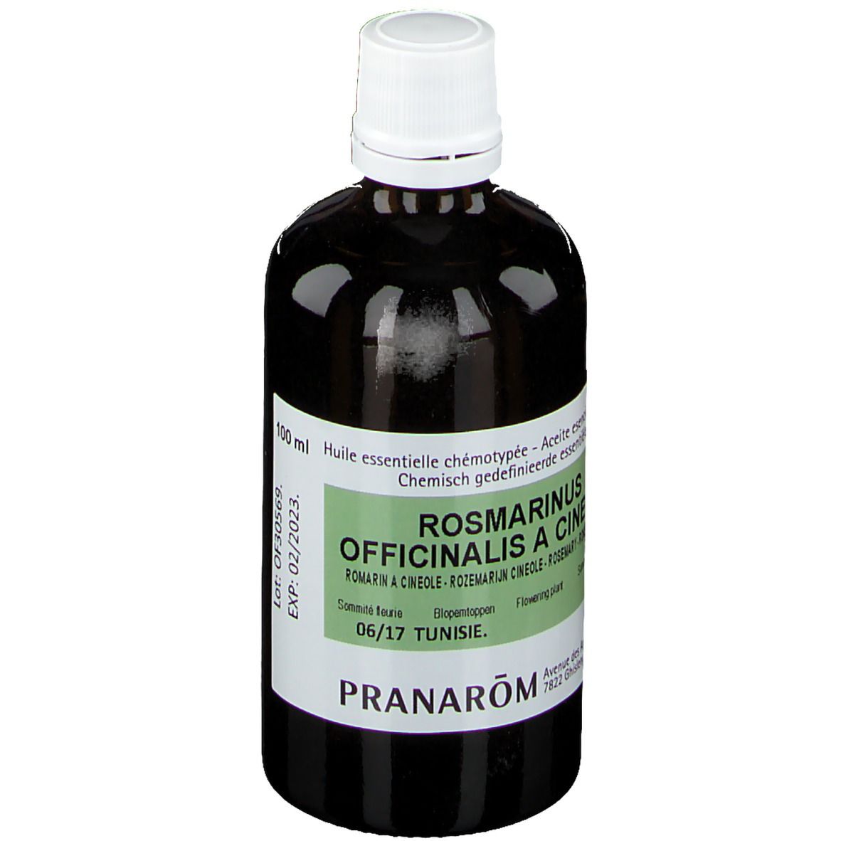 Pranarôm Romarin à Cinéole Huile Essentielle