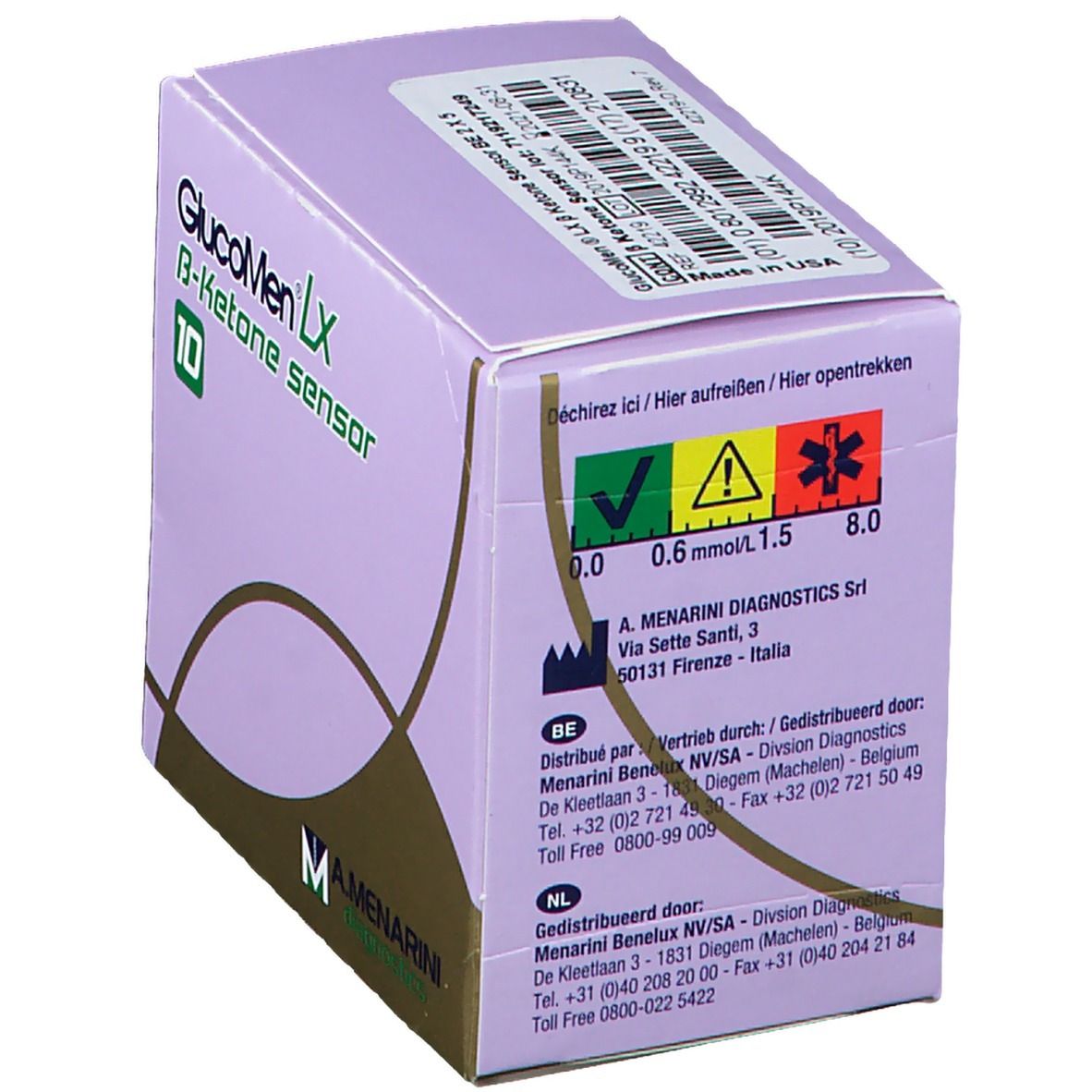 GlucoMen® LX Plus B-Ketone Sensor Tigettes