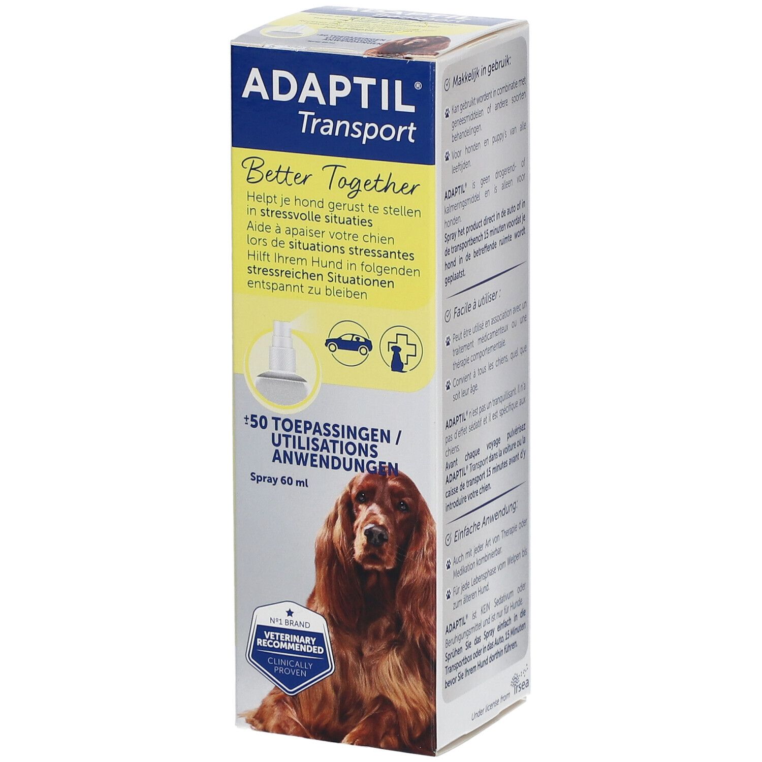 ADAPTIL® Transport Spray pour chien 60 ml - Redcare Pharmacie