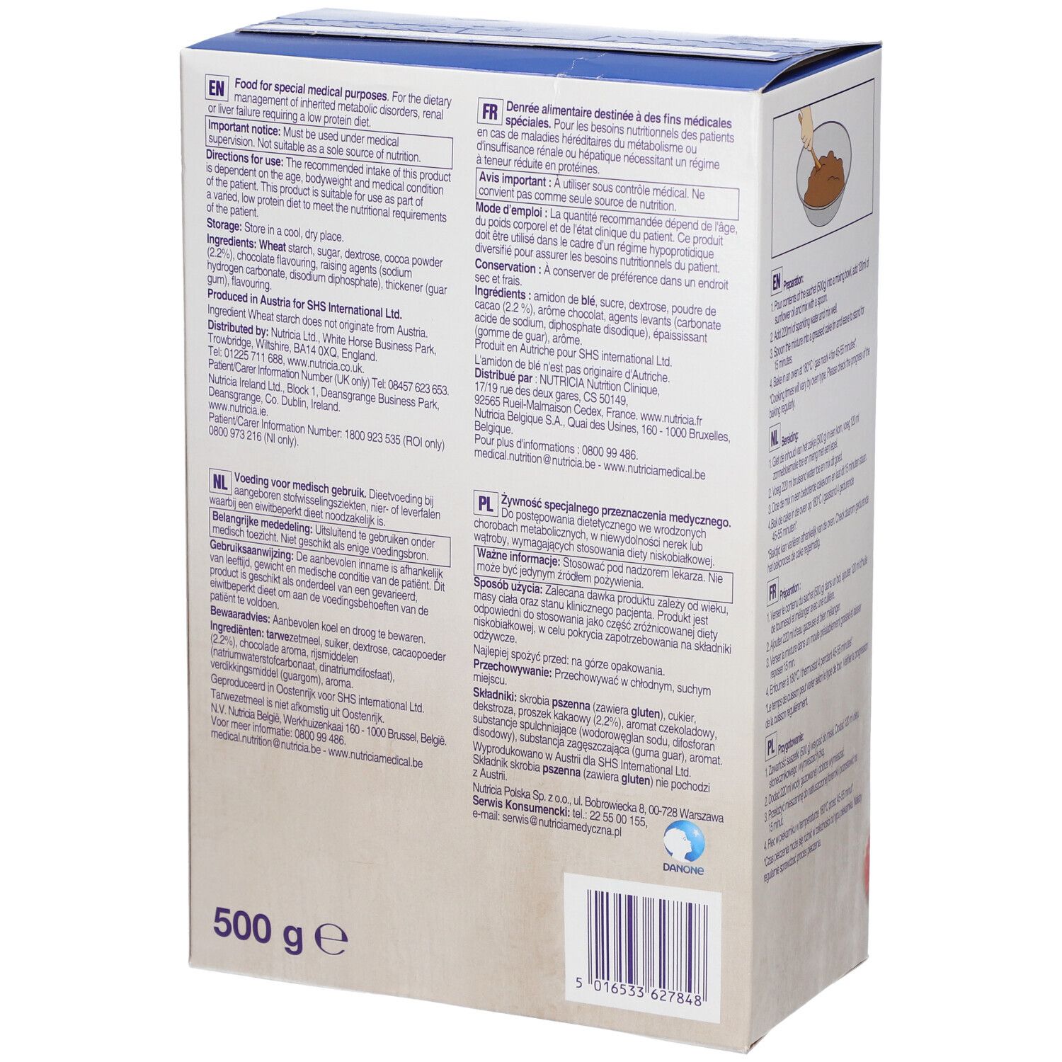 LOPROFIN Cake Mix au chocolat