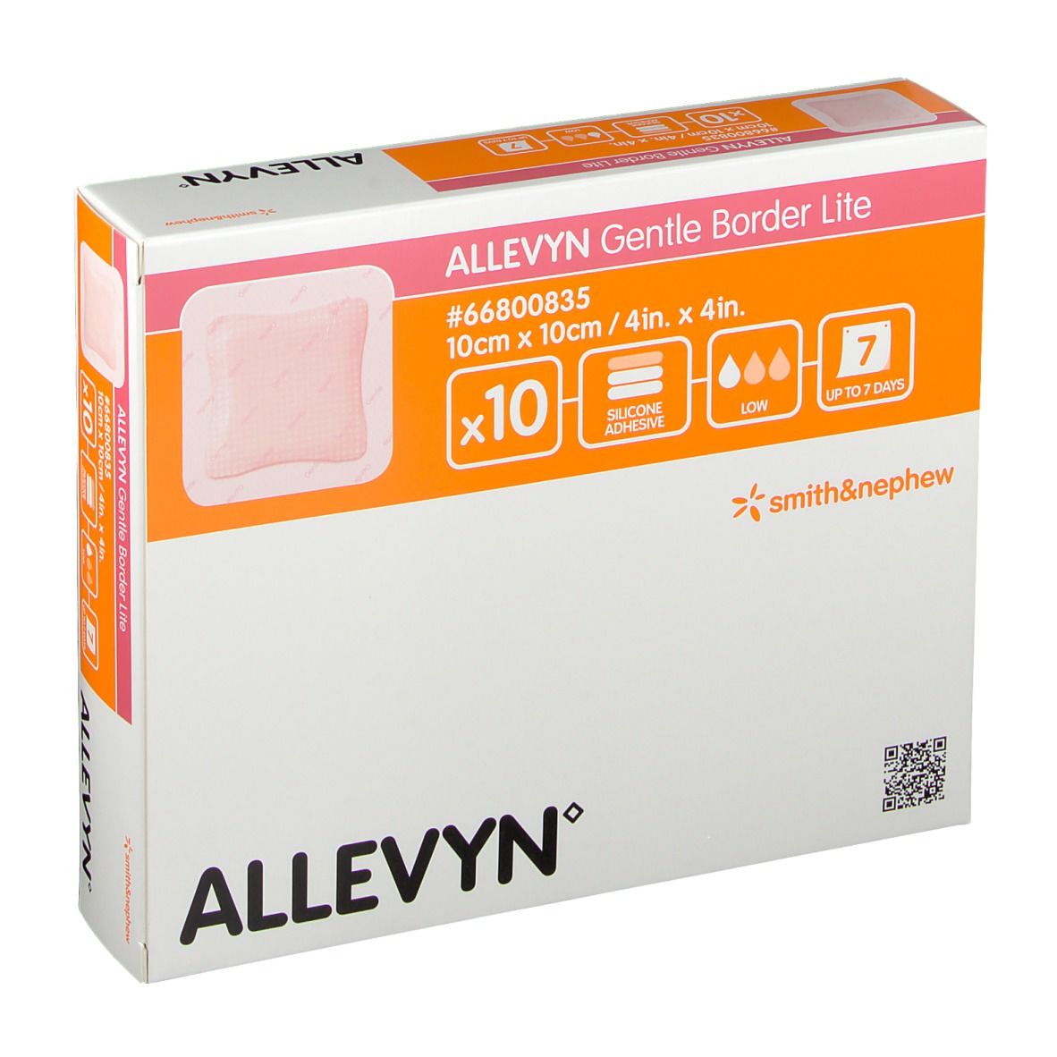 Allevyn Gentle Border Lite 10 x 10 cm