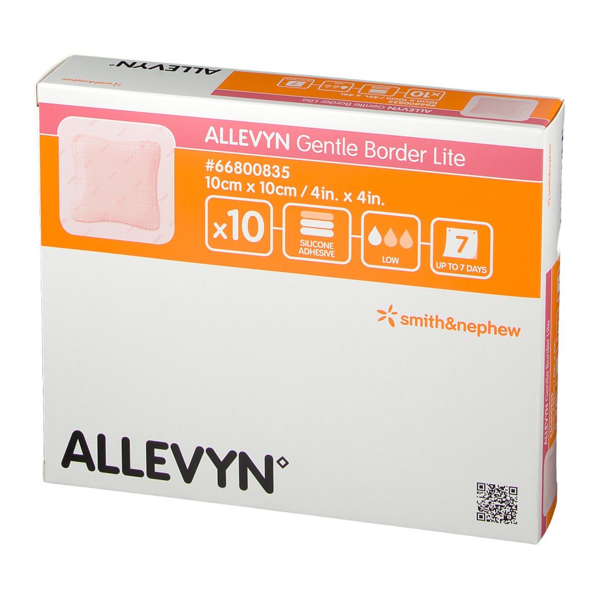 Allevyn Gentle Border Lite 10 x 10 cm