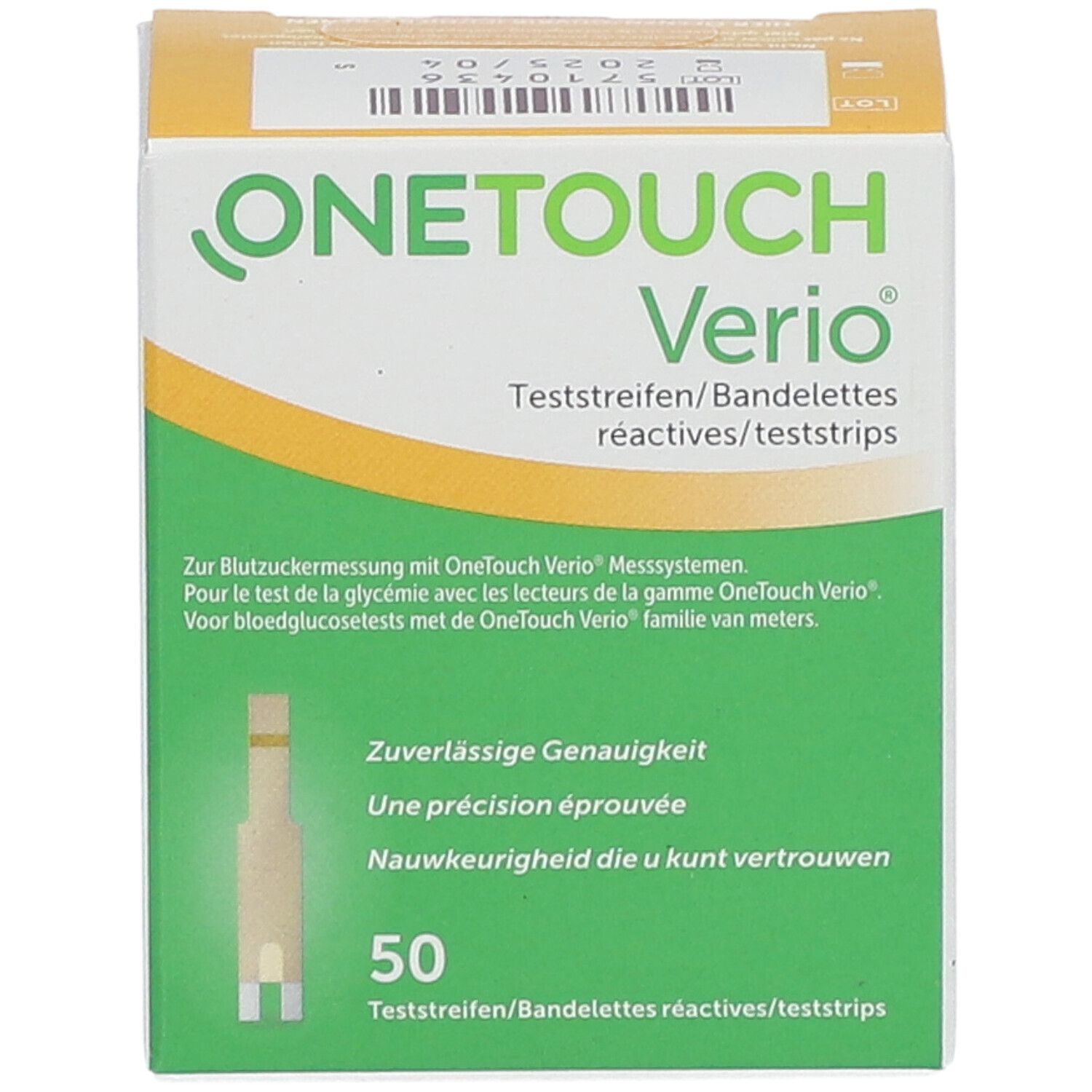 OneTouch® Verio Bandelettes réactives