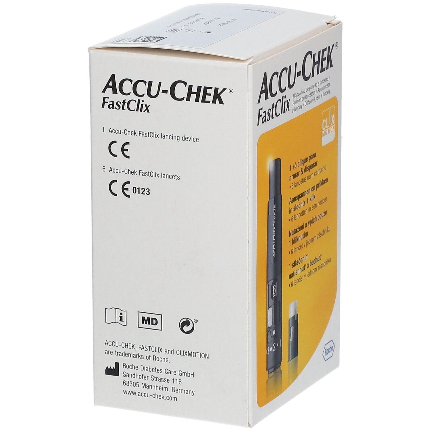 ACCU-CHEK® FastClix AutoPiqueur + Cartouche de 6 Lancettes