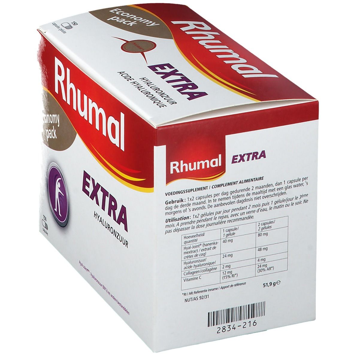 Rhumal Extra Acide hyaluronique Pack économique