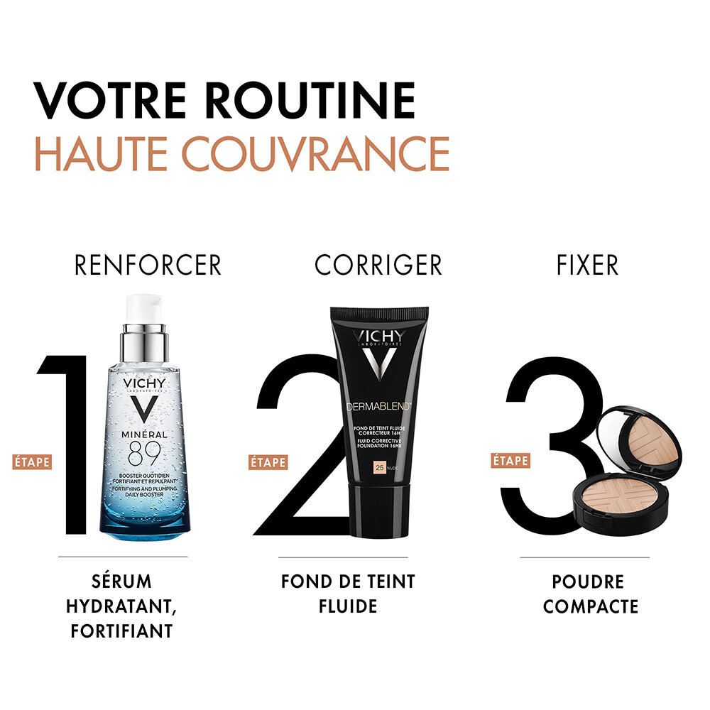 VICHY Dermablend fond de teint correcteur n°25 nude