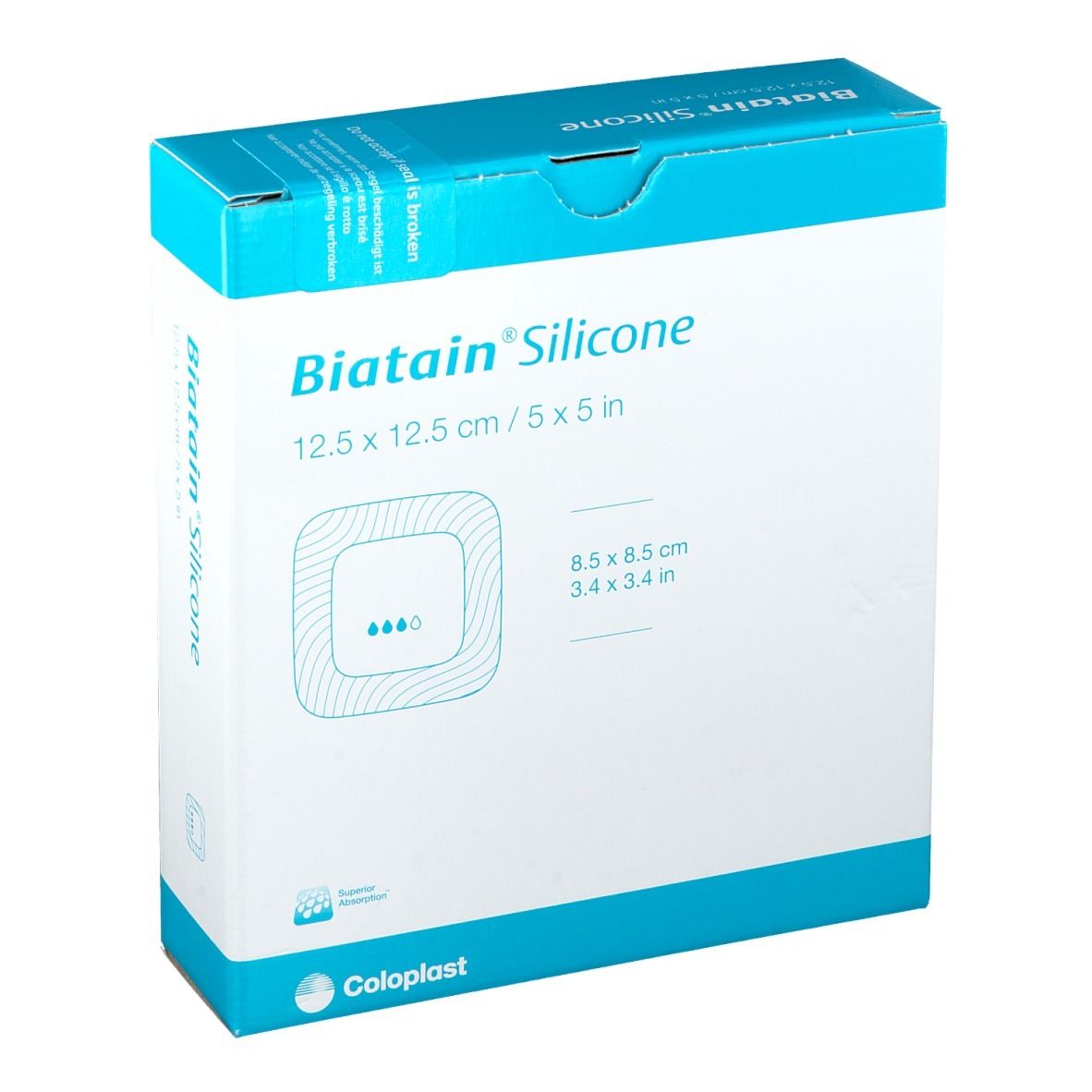 Biatain Silicone 12.5 x 12.5cm 3436