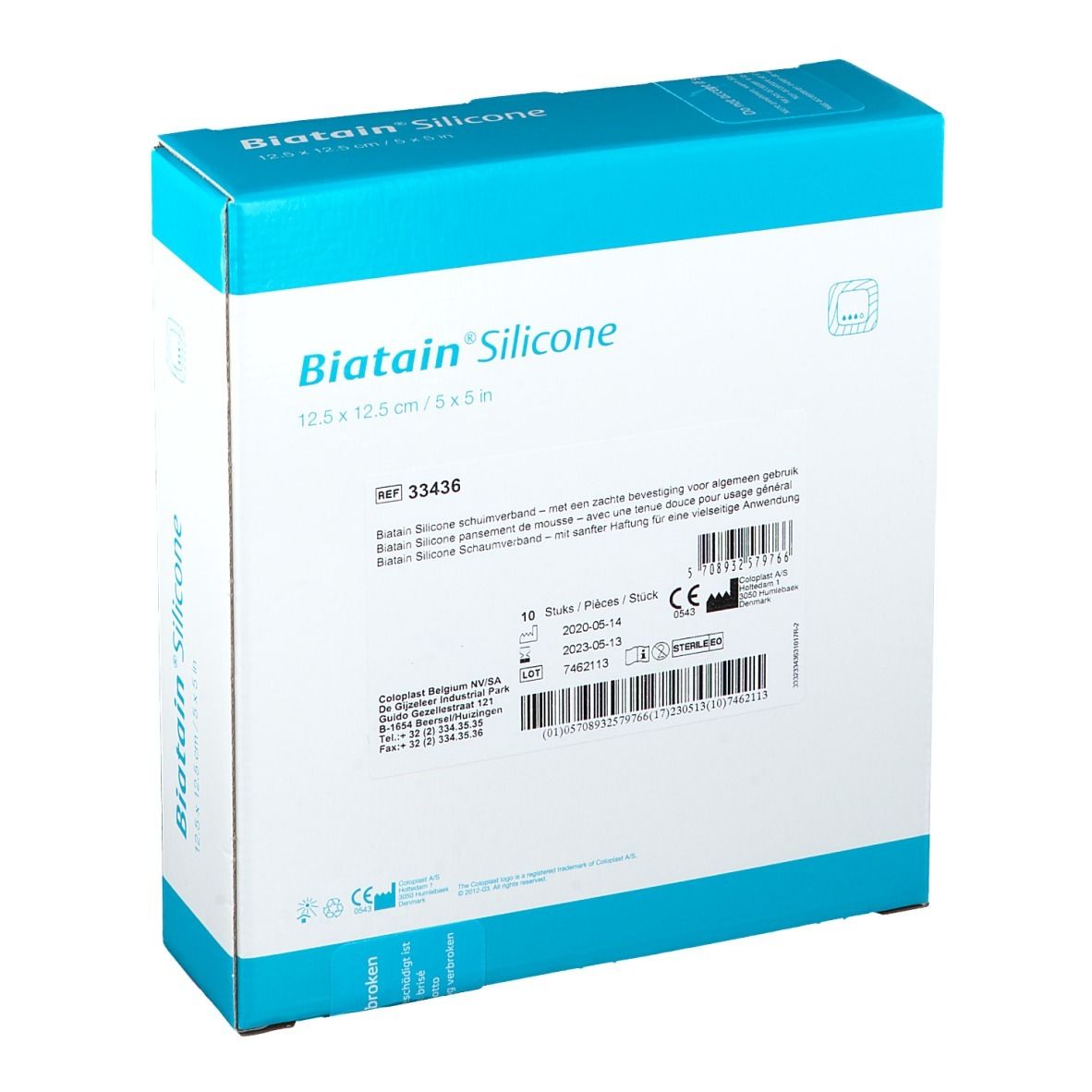 Biatain Silicone 12.5 x 12.5cm 3436