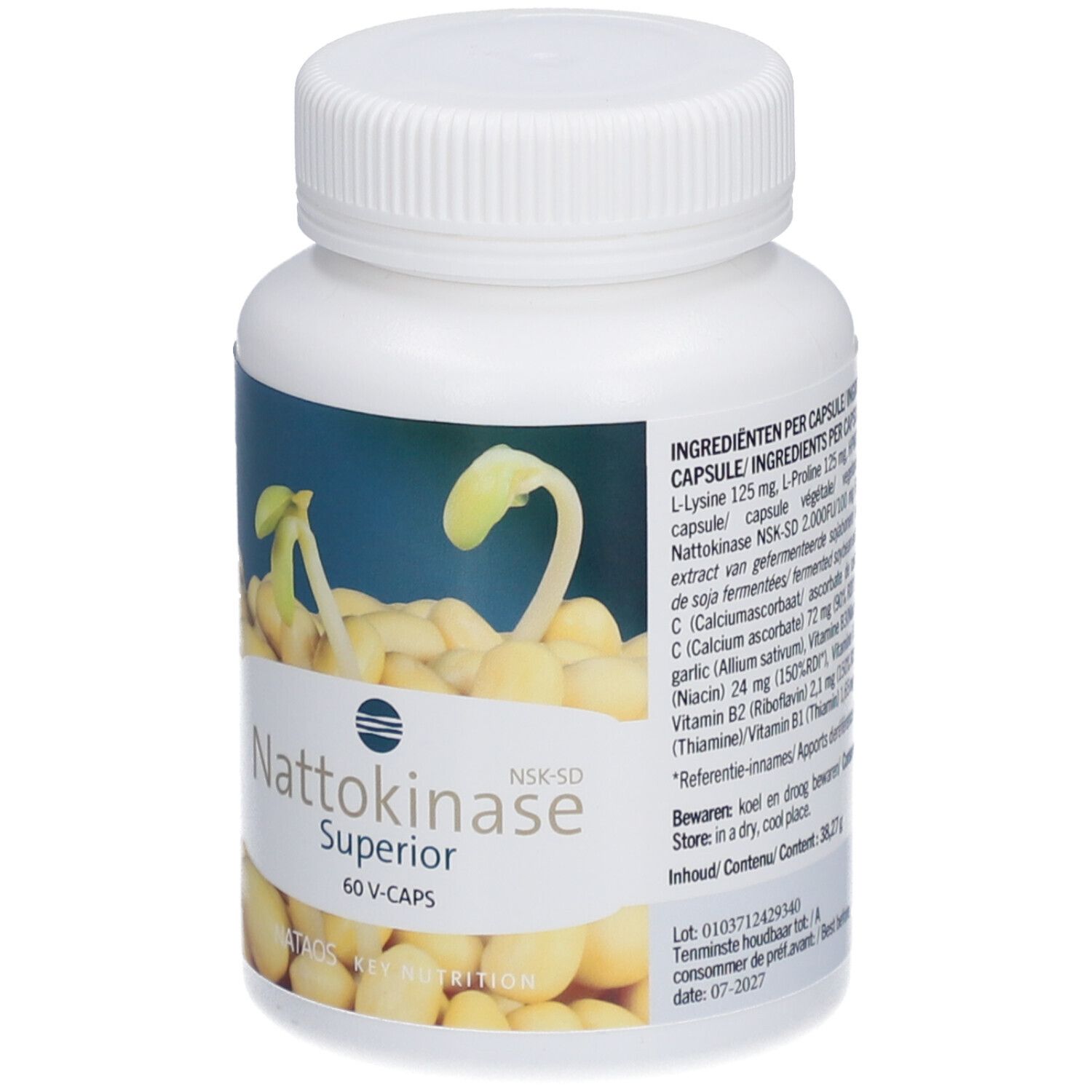 Nattokinase Superior 60 comprimés